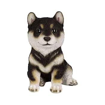 黒柴 Amazon.co.jp: ウービア お座り黒柴犬 17.5×13.7×20.3㎝ 人形